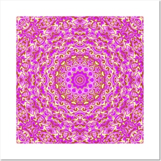 Vibrant Boho Mandala Posters and Art